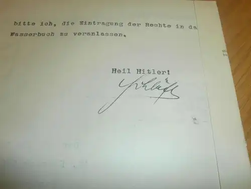 Bürgermeister von Templin , 1935 , an Regierung Potsdam , Templiner See , Landrat , Uckermark !!!