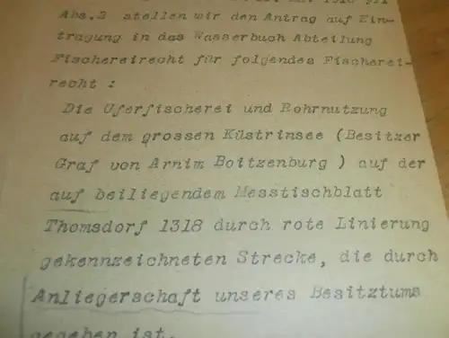 Arbeitssanatorium für kriegsgefangene Deutsche ,1927 , Gut Schreibermühle , Thomsdorf / Funkenhagen , Boitzenburg Lychen