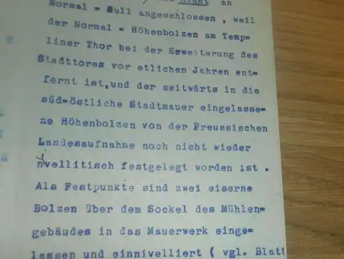 Lychener Mühle , 1924 , 7-seitiges Dokument , Kloster , Fretzdorf ,  Geschichte , Templin , Regierung , Mecklenburg !!!