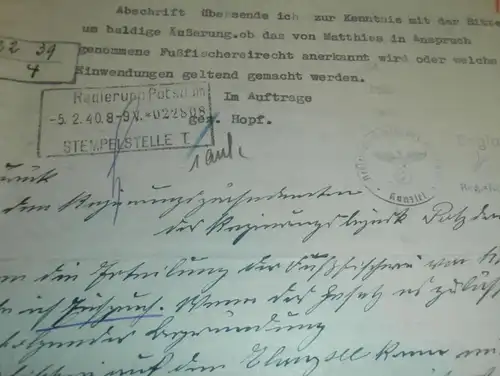 Pächter Friedrich Guhl in Hasselförde b. Triepkendorf , 1939 , Beenz , Lychen , Templin , Regierung , Mecklenburg !!!