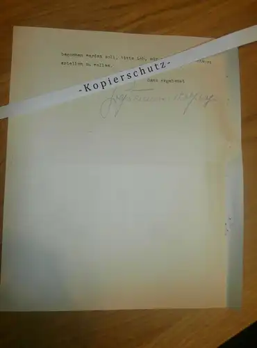 Graf Schwerin in Wolfshagen , 1925 , mit Autograph , Woldegk , Strassburg ,  Mecklenburg !!!