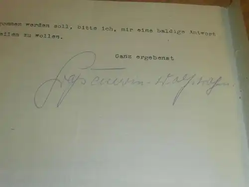 Graf Schwerin in Wolfshagen , 1925 , mit Autograph , Woldegk , Strassburg ,  Mecklenburg !!!