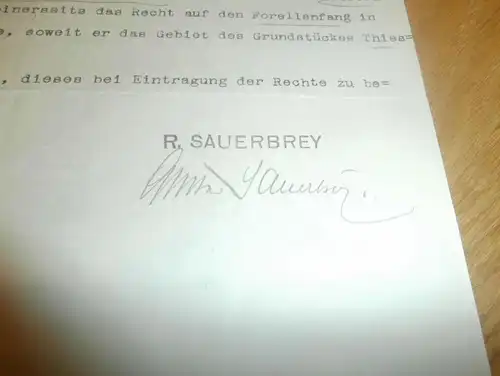 Rittergut Sternhagen , 1920 , mit Autograph R. Sauerbrey , Beenz , Lychen , Regierung !!!