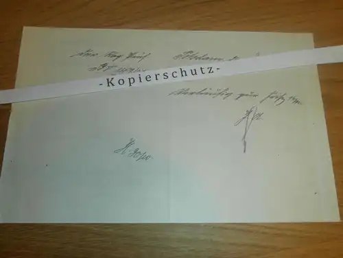 Arthur Lefévre - Wassermühle Rossow b. Pasewalk , 1935 , mit Autograph , Regierung Potsdam , Mecklenburg !!!