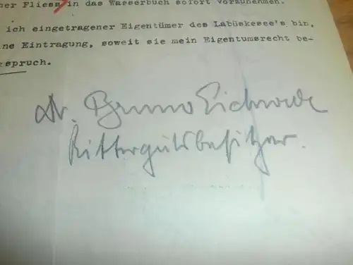 Bruno Eichwede - Rittergut Milmersdorf , 1921 , mit Autograph , Gerswalde , Kreis Templin , Uckermark !!!