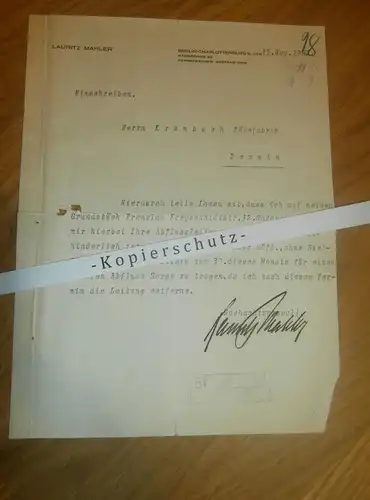 Käsefabrik Krumbach in Demmin , 1927 , Lauritz Mahler in Berlin , Mecklenburg !!