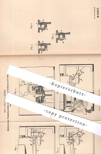 original Patent - Max Sielaff , Berlin , 1894 , Selbstkassierender Flüssigkeitsverkäufer | Getränke - Automat | Kasse