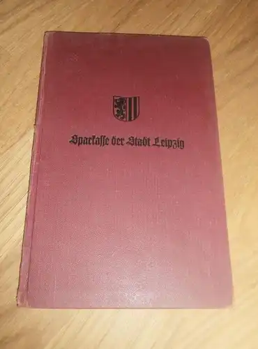 altes Sparbuch Leipzig , 1935 - 1947 , Minne Seifarth geb. Liedtke , Sparkasse , Bank !!!