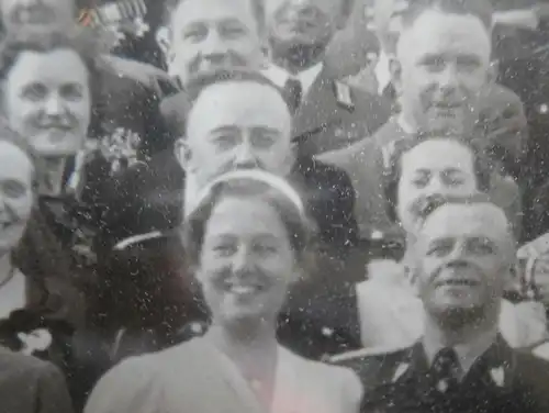 altes Foto Führerschule Alt Rehse 1937 , Hochzeit Hans Deuschl , Heinrich Himmler , Reichärzteführer Gerhard Wagner SS !