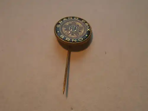 Grand Prix Brno , alte Anstecknadel , FIA , Pin , Badge , Abzeichen