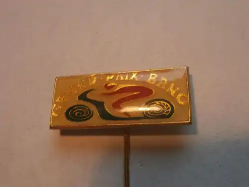 Grand Prix Brno , alte Anstecknadel , Pin , Badge , Abzeichen