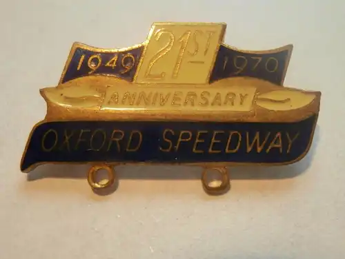Speedway Oxford 1949-1970 , Pin , Plakette , Badge