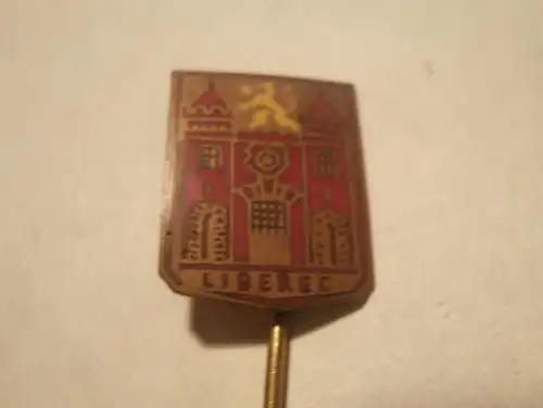 Liberec , alte Anstecknadel , Abzeichen , Pin , Badge , Motorsport , Rennsport , Oldtimer !!!