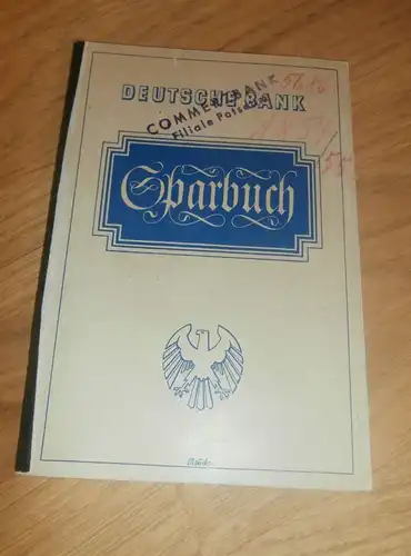 altes Sparbuch Potsdam , 1938 - 1944 , Wilhelm Oertel in Potsdam , Sparkasse , Bank !!!