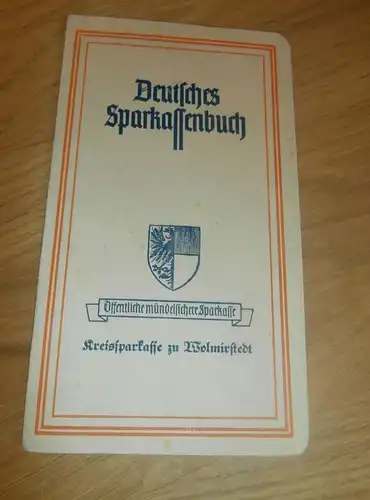 altes Sparbuch Wolmirstedt , 1953 , Karin Werner in Niederndodeleben , Schnarsleben , Sparkasse , Bank !!!