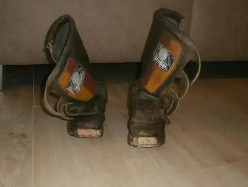 original AlpineStars Motocross Stiefel von Roger de Coster , Classic Moto Cross Weltmeister , World Champion !!!