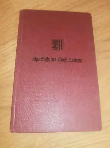 altes Sparbuch Leipzig , 1936 - 1945 , Alexander Wisniewsky , Sparkasse , Bank !!!