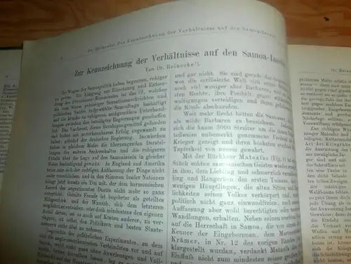 Völkerkunde Juli-Dezember 1899, gebundene GLOBUS Zeitschriften , Expedition , Kolonie , Reise , Berichte , Etnologie  !!
