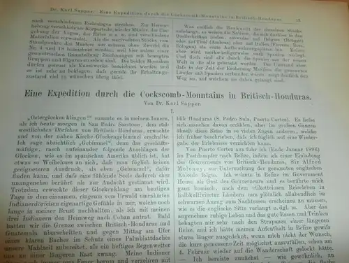 Völkerkunde Juni-Dezember 1896, gebundene GLOBUS Zeitschriften , Expedition , Kolonie , Reise , Berichte , Etnologie  !!