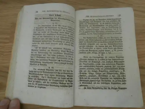 Staatsgebäude im Königreiche Bayern , 1851 , königliche Verordnung zur Benützung und Unterhaltung !!!