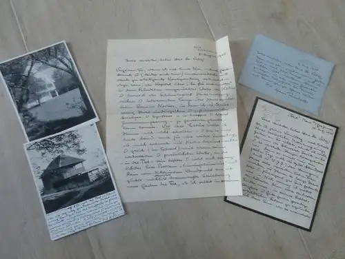 Dokumente aus Nachlass , 1935 , "FLUH" Maur am Greifensee , Hans Reinhart , Dr. J. Vodoz , Uster !!!