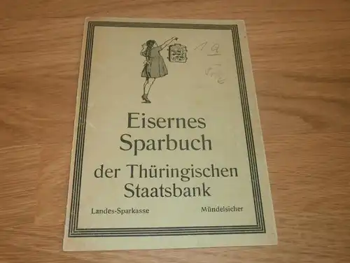 altes Sparbuch Weimar , 1942 - 1944 , Fritz Schöllner  , Sparkasse , Bank !!!