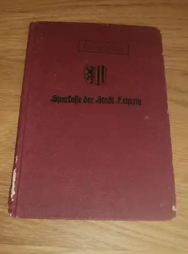 altes Sparbuch Leipzig , 1939 - 1945 , Gerda Noebel , Sparkasse , Bank !!!