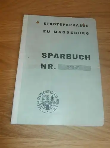 altes Sparbuch Magdeburg , 1936 - 1945 , Johanne Fehse , geb. Heinicke , Sparkasse , Bank !!