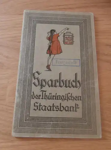 altes Sparbuch Weimar , 1938-1944 , Emil Wagner , Sparkasse , Bank !!!
