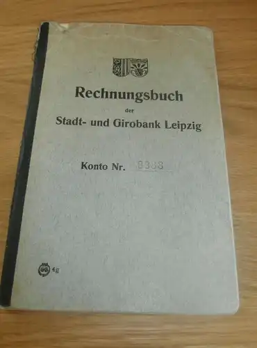 altes Sparbuch Leipzig , 1943-44 , Friedrich Will , Luftgau-Postamt Hamburg , Sparkasse , Bank !!!