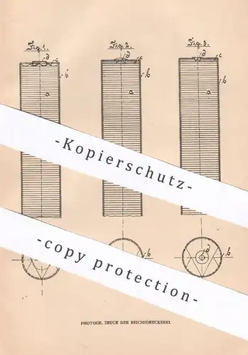 original Patent - C. L. Lasch & Co. , Leipzig / Reudnitz , 1906 , Geldrollenverschluss | Geld , Geldrolle | Papier