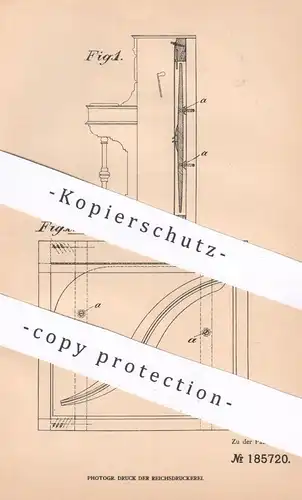 original Patent - Rud. Ibach Sohn , Barmen , 1906 , frei schwebender Resonanzboden für Klavier | Piano , Flügel | Musik