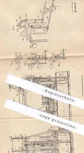 original Patent - Hiram Wheeler Blaisdell , Los Angeles , USA , 1903 , Reinigen von Filterbetten per Elevator | Filter