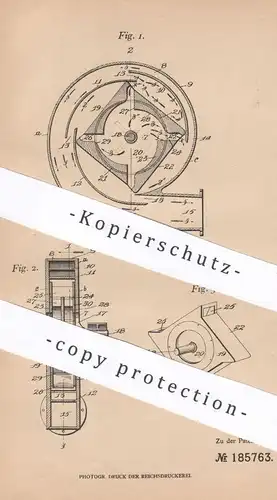 original Patent - Natural Power Co. eG , St. Louis , USA , 1905 , Schleudergebläse | Schleuder - Gebläse | Lüftung