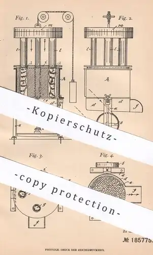 original Patent - Hermann Lowka , Berlin , 1905 , Meerrettich - Reibmaschine mit waagerechter Reibscheibe | Reibe !!