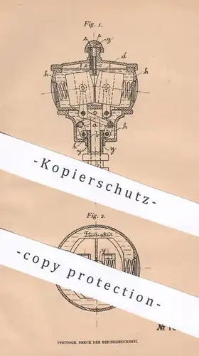 original Patent - Max Joseph Heinzmann , Naundorf / Kötzschenbroda , 1906 , Fliehkraftregler | Fliehkraft | Widerstand