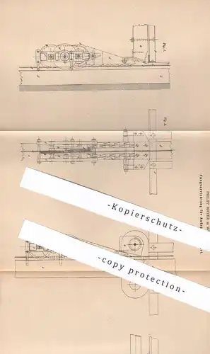 original Patent - Philipp Mayer , Wien , Österreich , 1878 , Fangvorrichtung für Aufzüge | Aufzug , Fahrstuhl  Seilzug