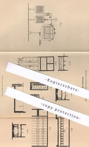 original Patent - Nicolas Joseph Galland , Paris , Frankreich 1878 , Pneumatisches Malzverfahren | Malz , Maische , Bier