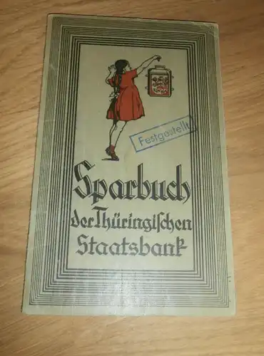 altes Sparbuch Weimar , 1938 - Juni 1945 , Diedrich Wetzel , Sparkasse , Bank !!!
