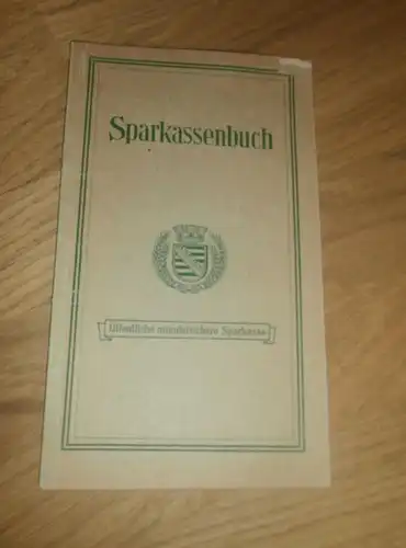 altes Sparbuch Großenhain , 1953 - 1955 , Werner König , Sparkasse , Bank !!!