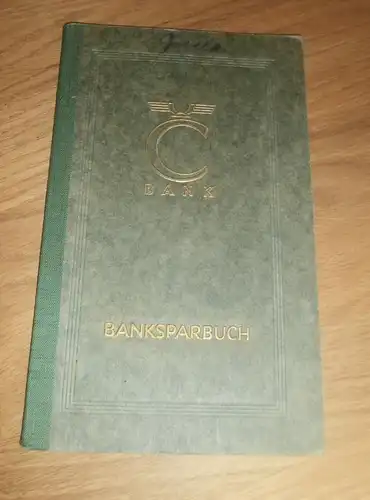 altes Sparbuch Finsterwalde , 1944 , Gisela Schweinfurth in Kirchhain / Lausitz , Sparkasse , Bank !!!