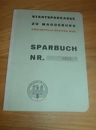 altes Sparbuch Magdeburg , 1939 - 1945 , Georg und Käte Schulze geb. Friebe , Sparkasse , Bank !!!