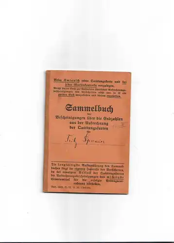 alter Ausweis , Solvay Werke in Bernburg 1942 , Fritz Spanier , mit Stempeln !!!
