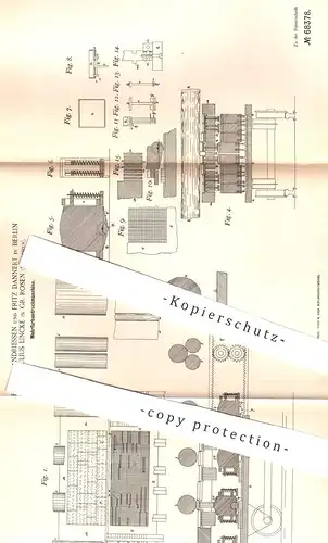 original Patent - Rudolf Andriessen , Fritz Dannert , Berlin | J. Lincke , Groß Rosen , Schlesien , Mehrfarben - Drucker