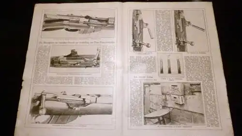 Chemnitzer Illustrierte 1915 - Dum Dum Geschoss für Gewehr , Hindenburg Spende , Chemnitz , Teilmantelgeschoß , Munition
