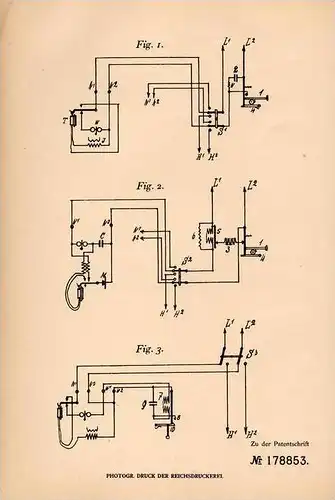 Original Patentschrift - W. Knobloch in Pankow b. Berlin , 1905 , Schaltanzeige für Leitungen im Amt , Telephon !!!