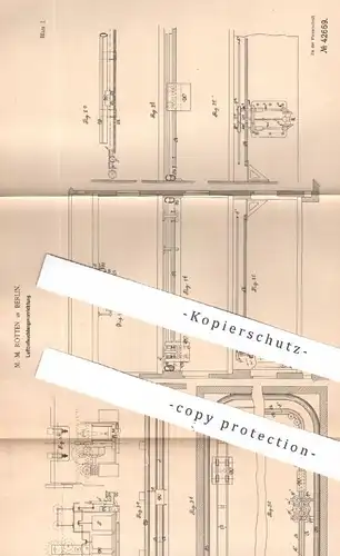 original Patent - M. M. Rotten , Berlin , 1887 , Luftbefeuchtungsvorrichtung | Gebläse , Lüftung , Luftfeuchte