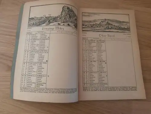 Kalender - Naabgau 1923 , Heimatpflege , Weiden , Ahnen , Ahnenforschung , Heimatkalender !!!