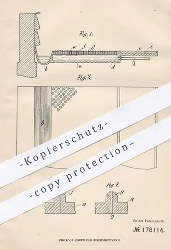 original Patent - Hermann Penther , Hannover , 1905 , Pissoir | WC , Kloset , Toilette , Urinal , Sanitär , Klempner !!