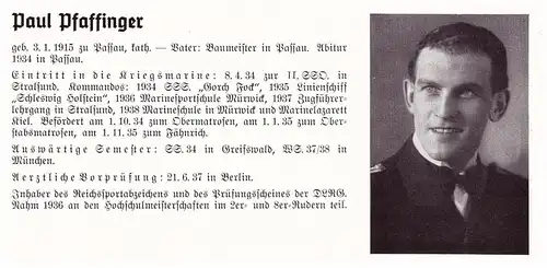 Personalkarte Wehrmacht - Paul Pfaffinger in Passau und Fritz Piltz in Krefeld , Berlin , NSDAP , Arzt !!!